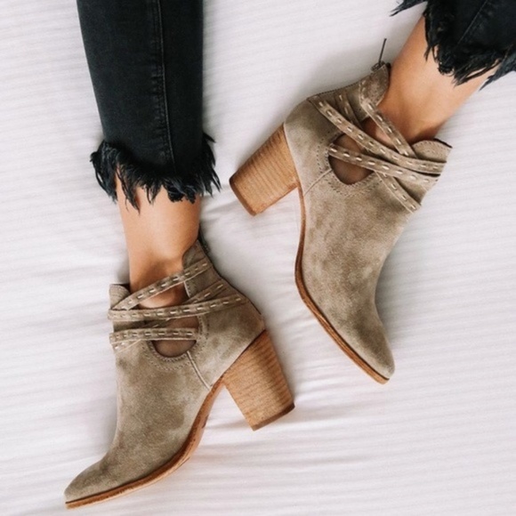 frye naomi pickstitch shootie